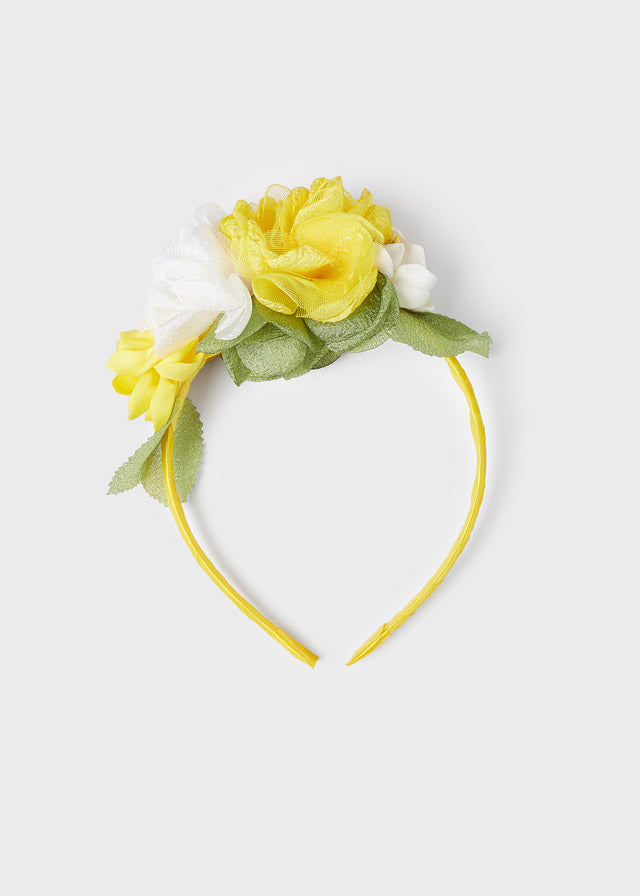 Mayoral Mini Girl Mimosa Flowers headband