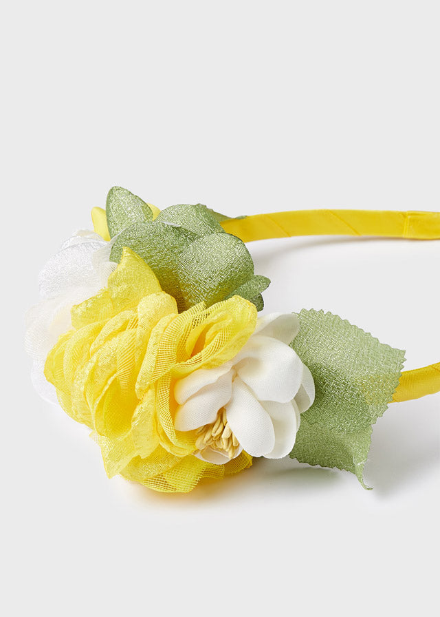 Mayoral Mini Girl Mimosa Flowers headband