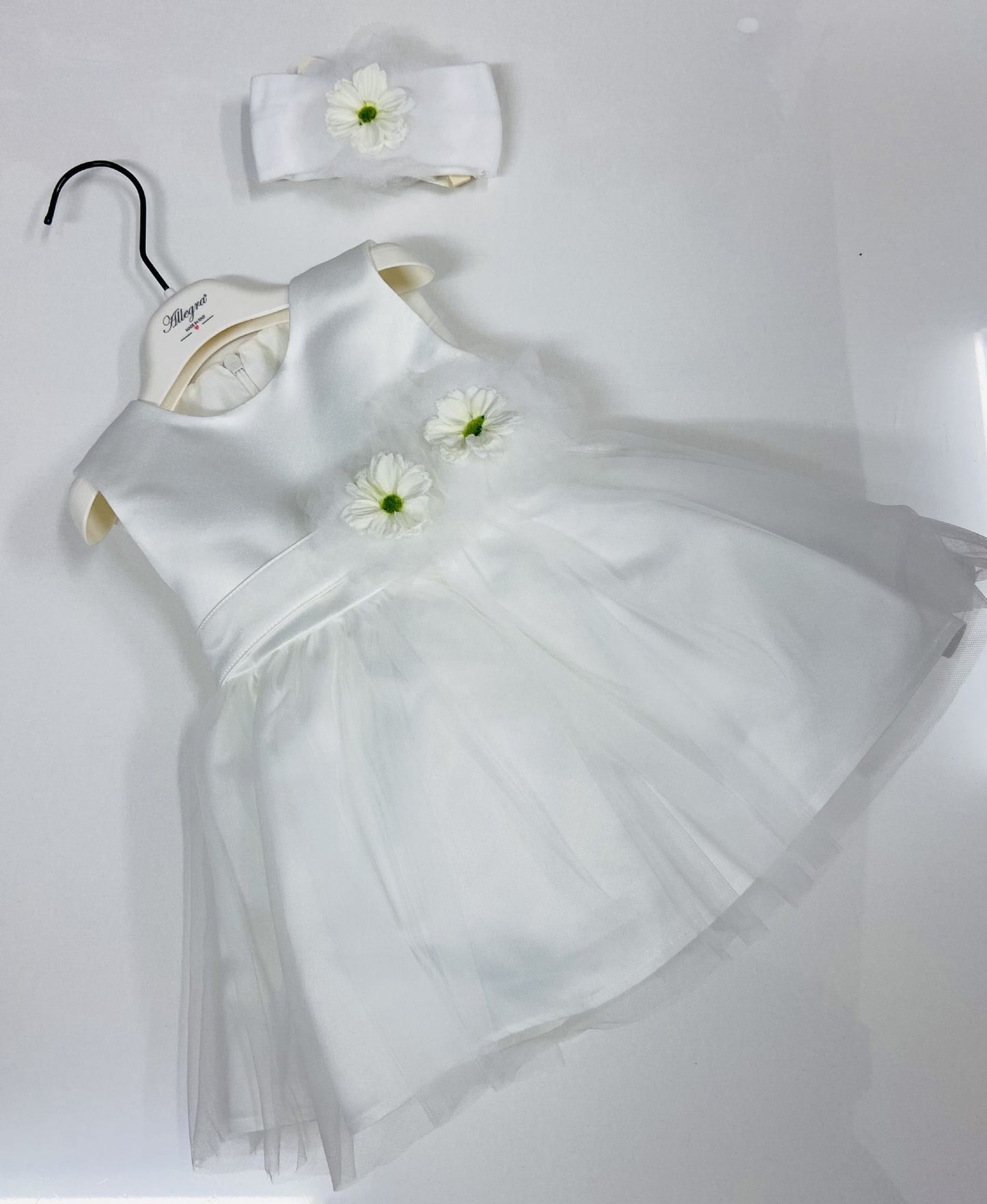 Allegra & Gastone Girls Ivory Occasion / Flower Dress