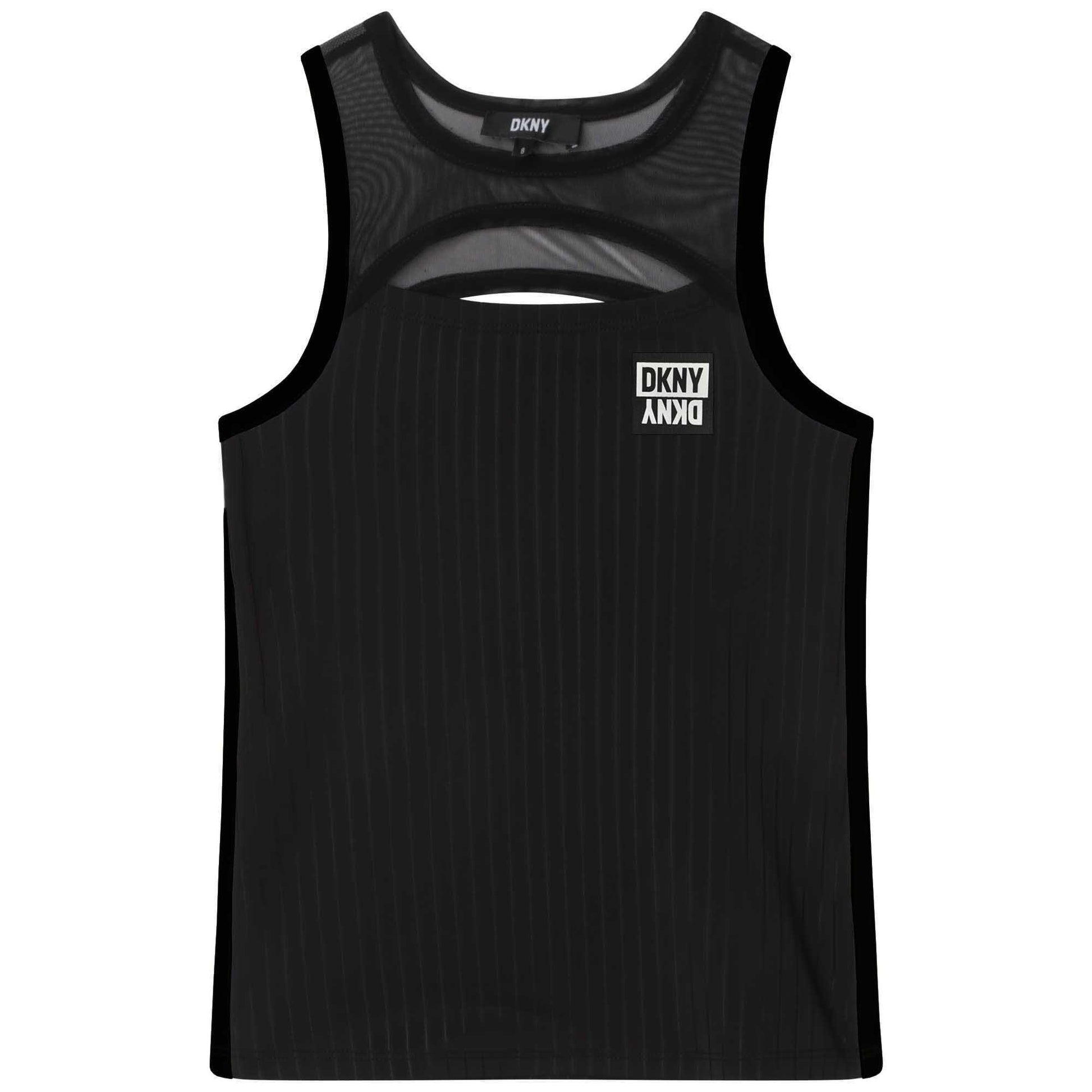 DKNY Girls Black Tank Top