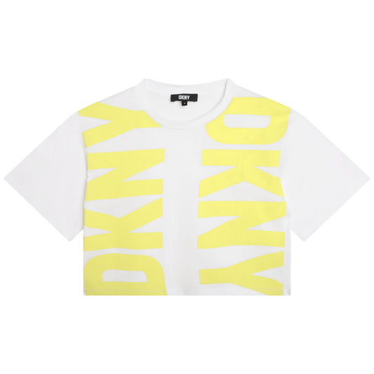 DKNY Girls Lemon Short Sleeved T shirt