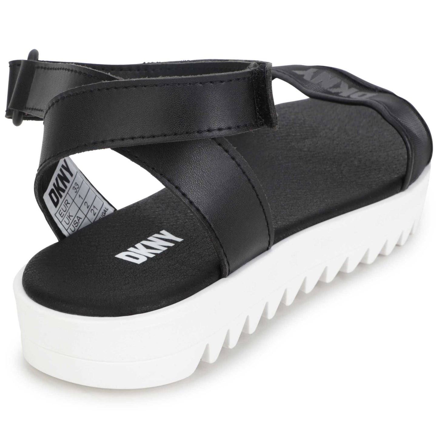 DKNY Girls Black Sandals