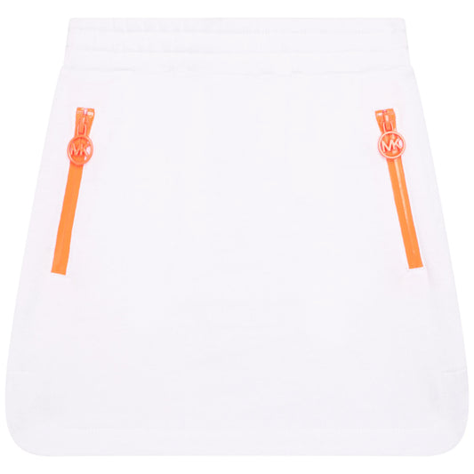 Michael Kors White/Peach Skirt