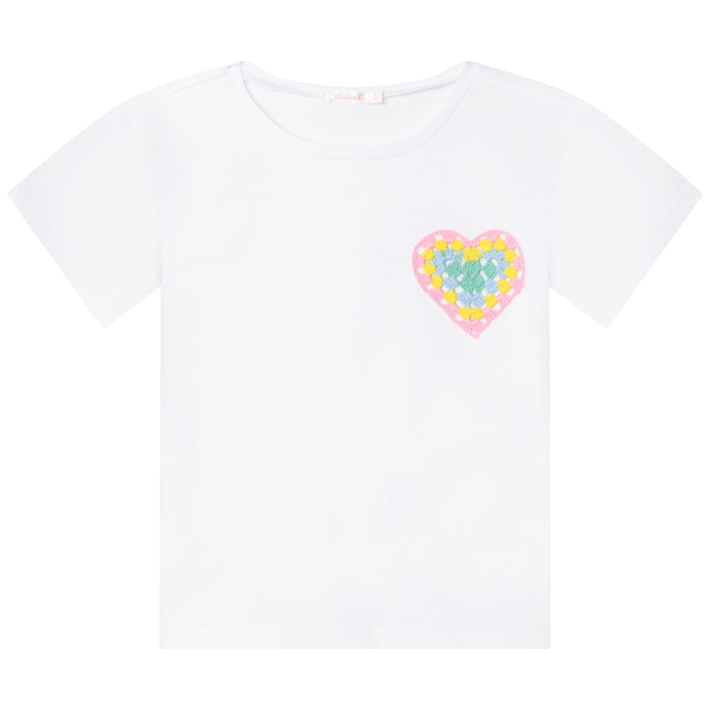 Billieblush White Heart T shirt