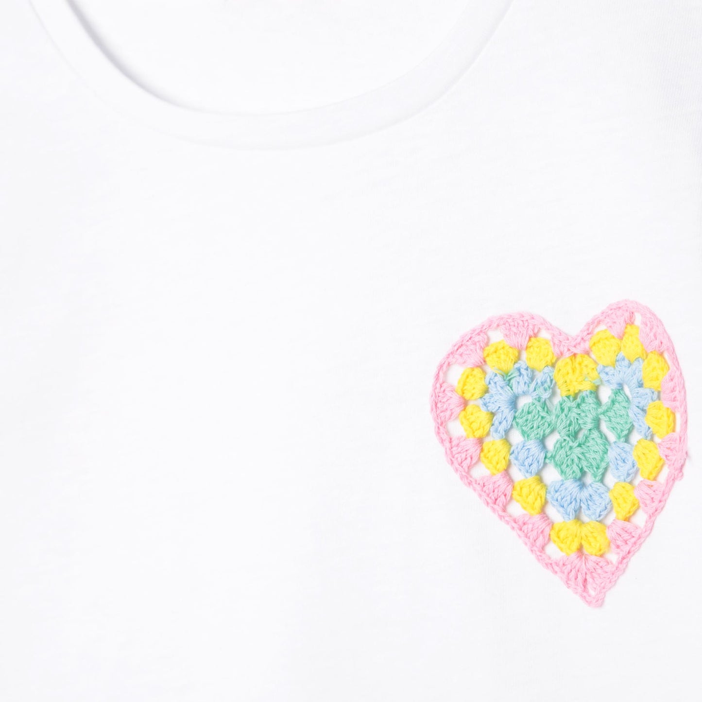 Billieblush White Heart T shirt