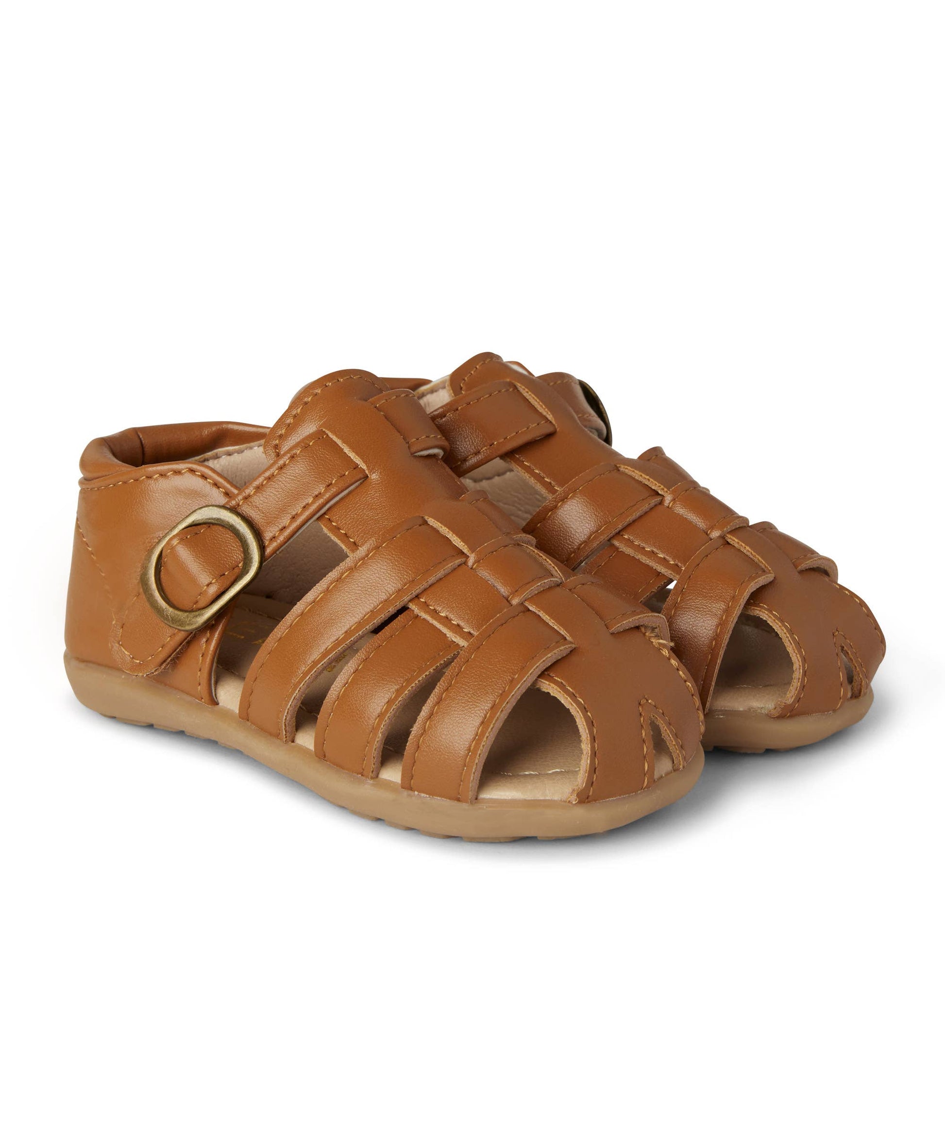 Boys Tan Gladiator Sandals