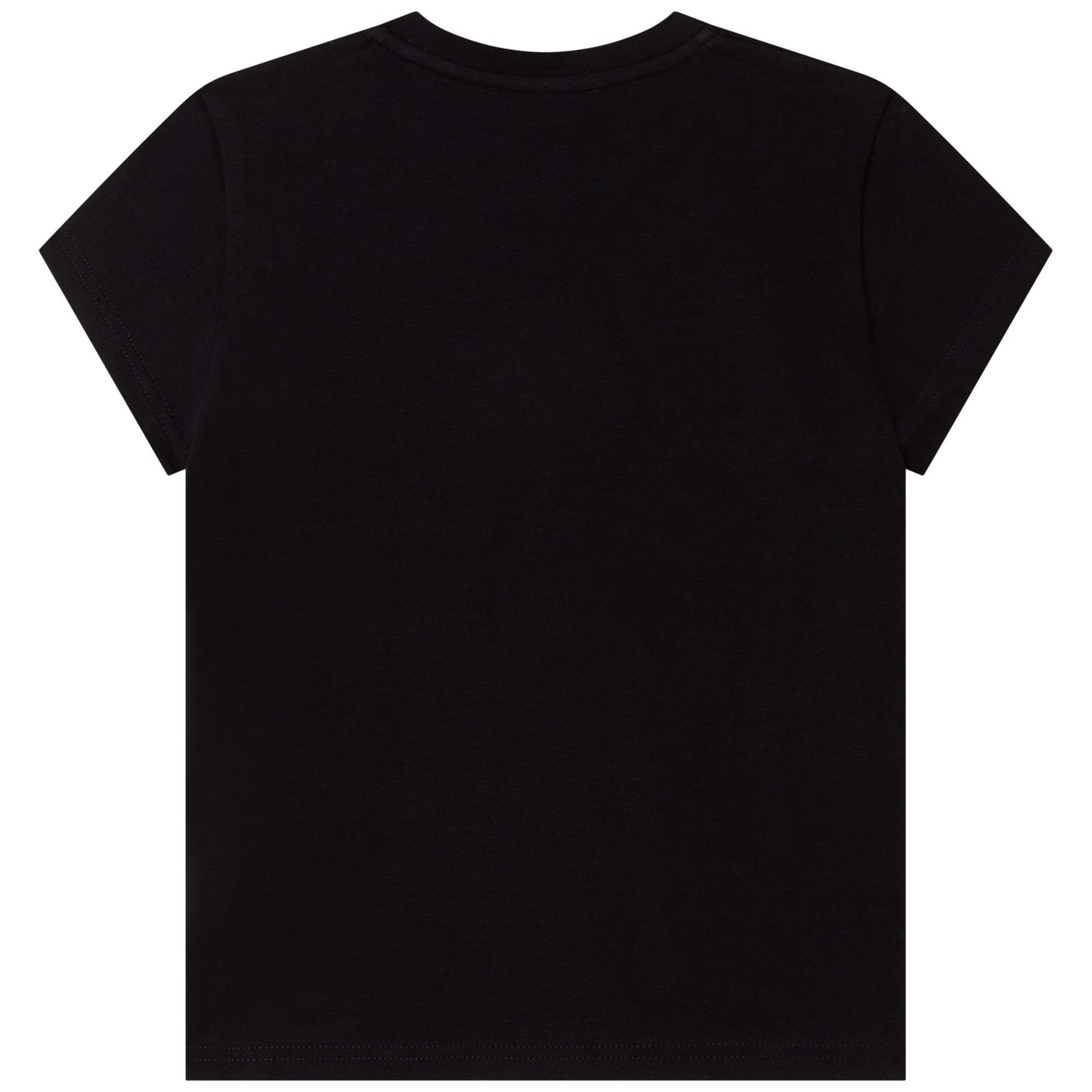 DKNY Girls Black Short Sleeved T shirt