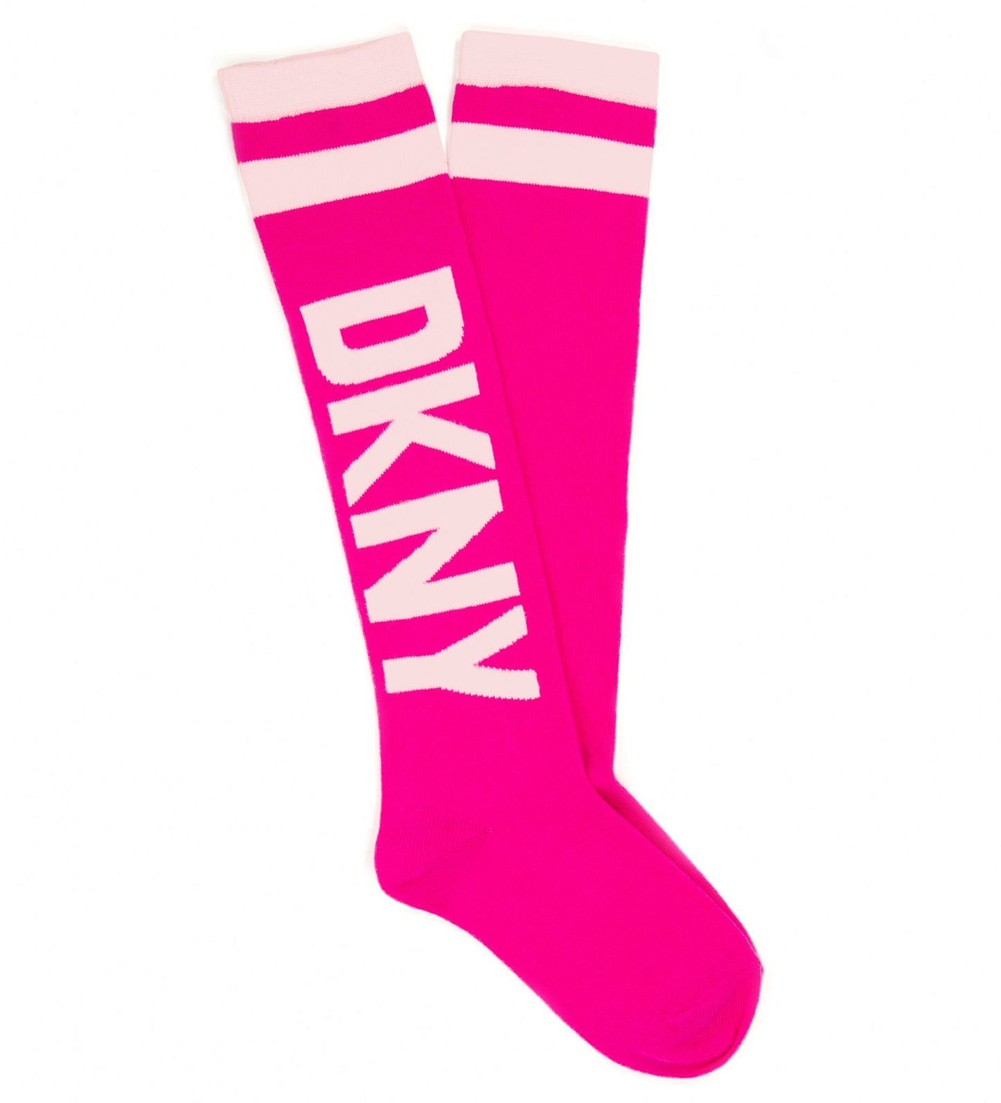 DKNY Girls Fushia Knee High Socks