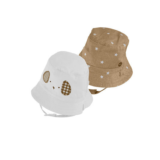 Mayoral SS22 Infant Boys Camel Reversible Hat