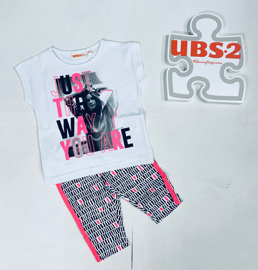 UBS2 Girls Just the way you are Leggings Set