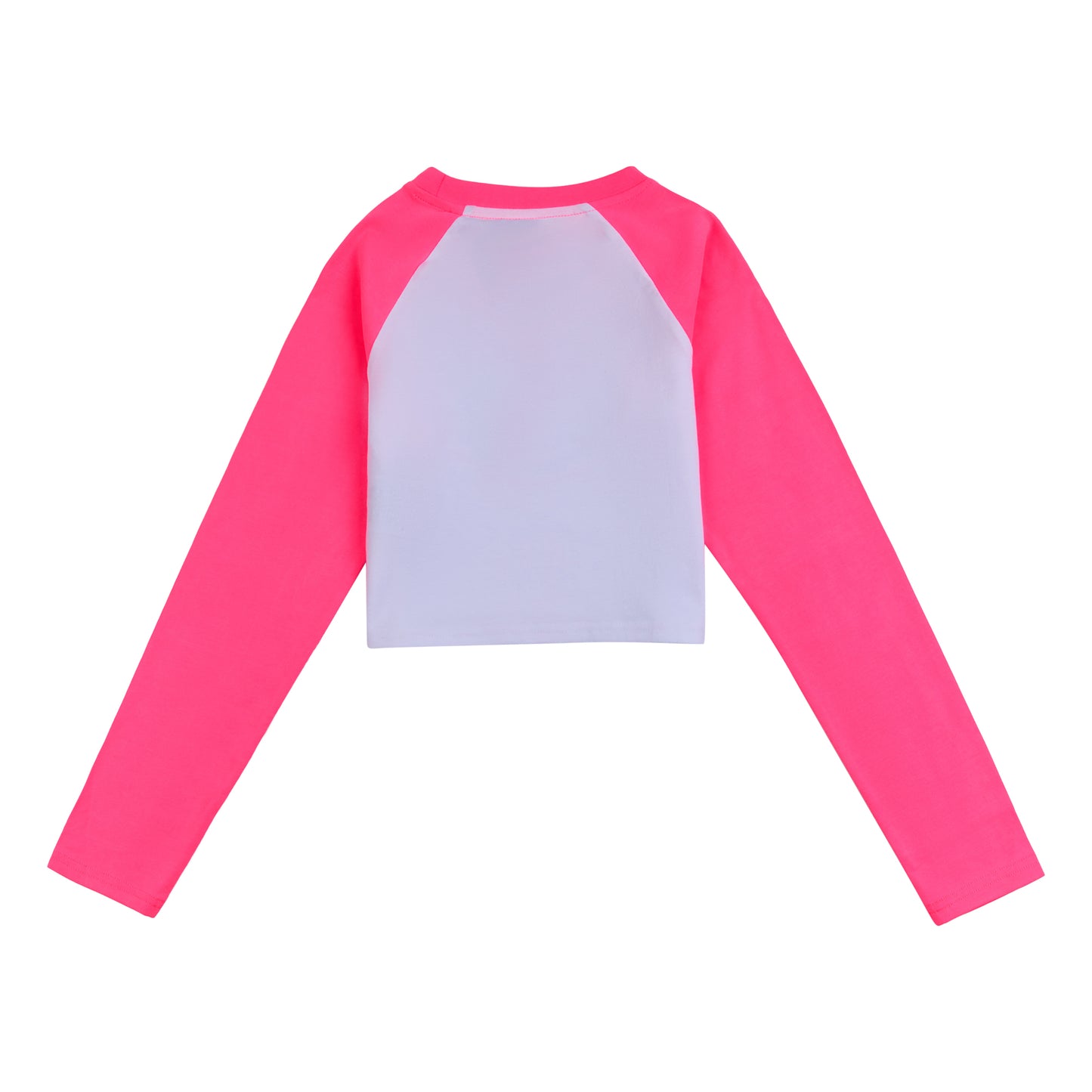 Juicy Couture Raglan White & Pink Logo Top