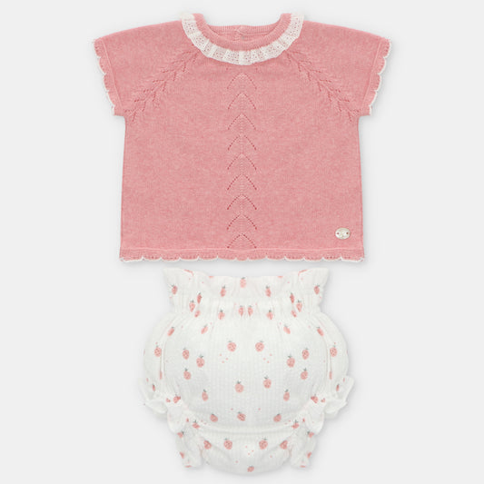 Martin Aranda Girls Pink Baby Set