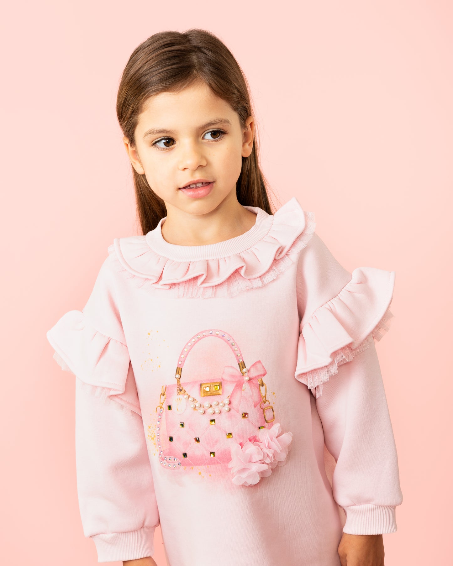 Caramelo Kids Girls Pink Pure Luxe Dress