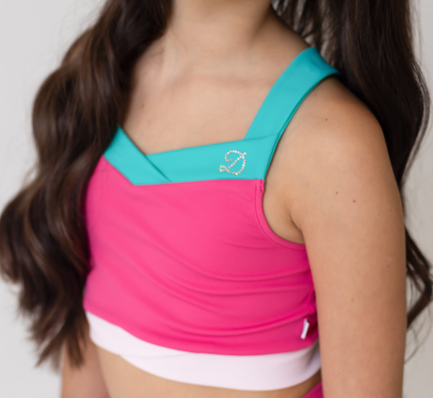 D by Dolly Cross Over Fushia Leggings Set *Preorder