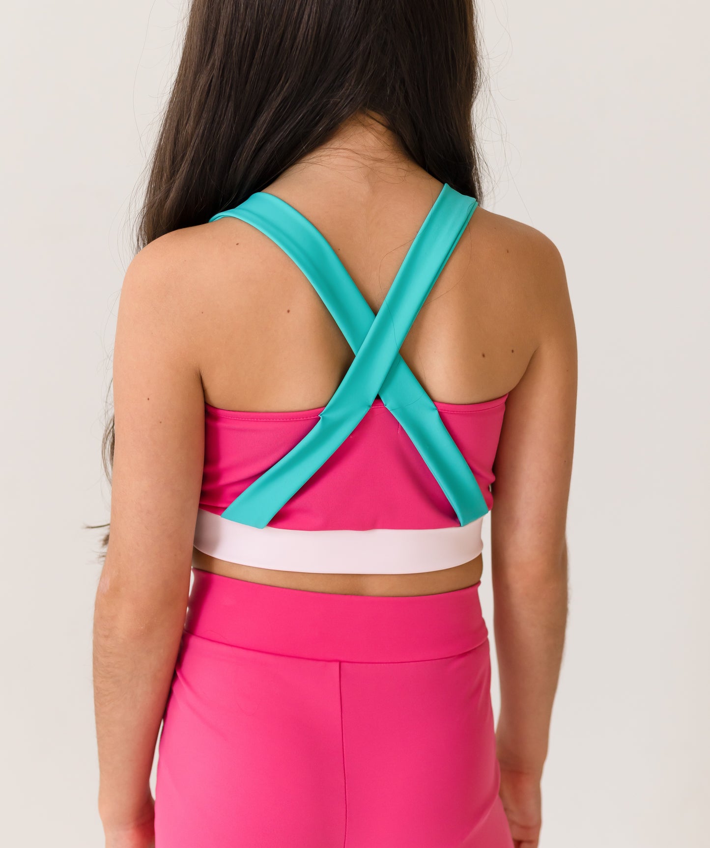 D by Dolly Cross Over Fushia Leggings Set *Preorder