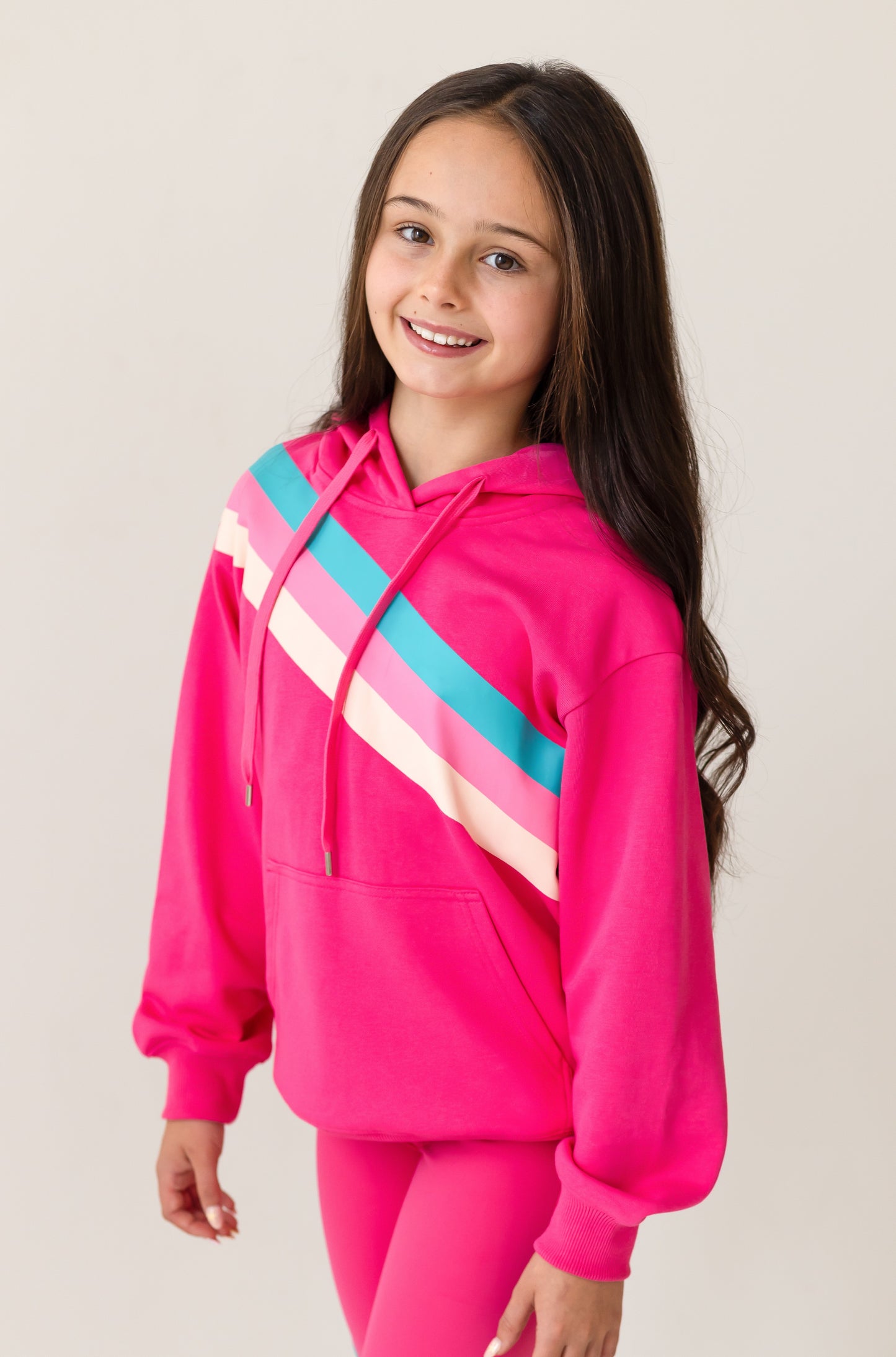 D by Dolly Fushia Oversized Rainbow Jumper *Preorder