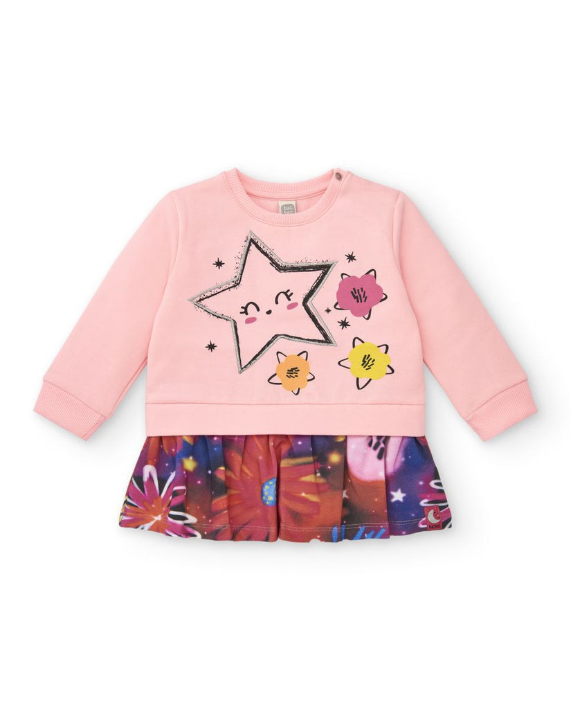 Tuc Tuc Cosmic Girl Pink Star Dress