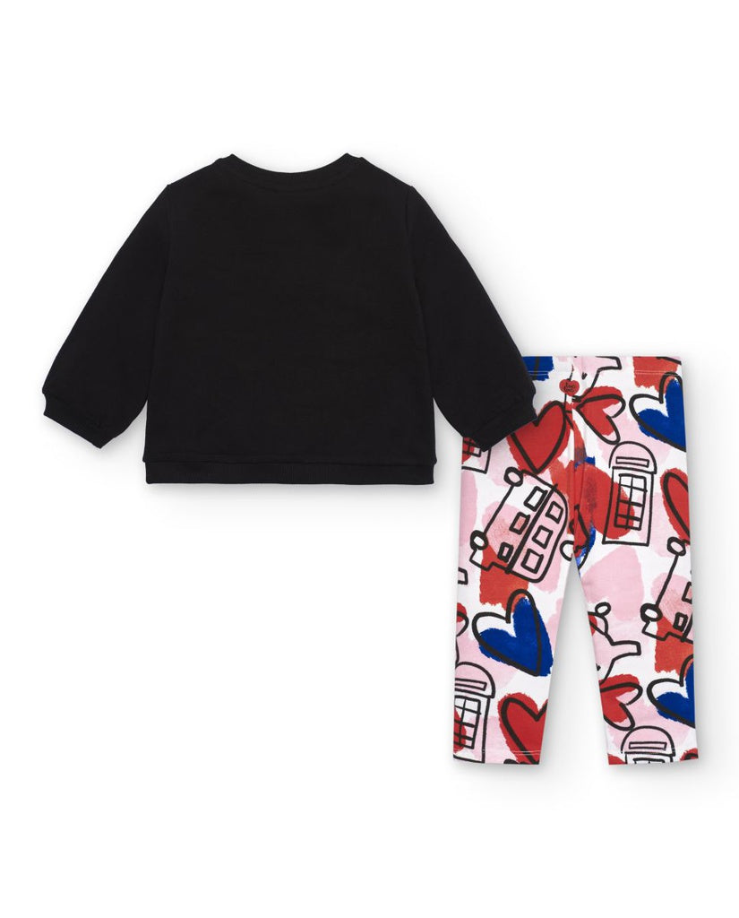 Tuc Tuc Cartoon Calling Heart Leggings Set