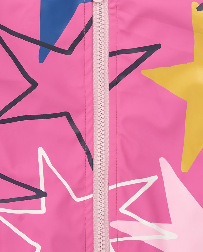 Tuc Tuc Amazing Blue Star Pink Rain Coat *Preorder