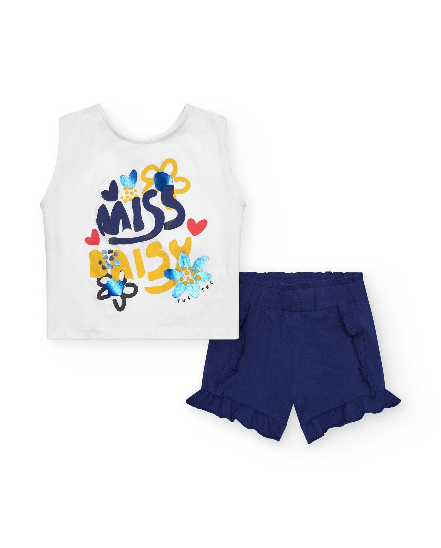 Tuc Tuc Daisy Navy Shorts Set