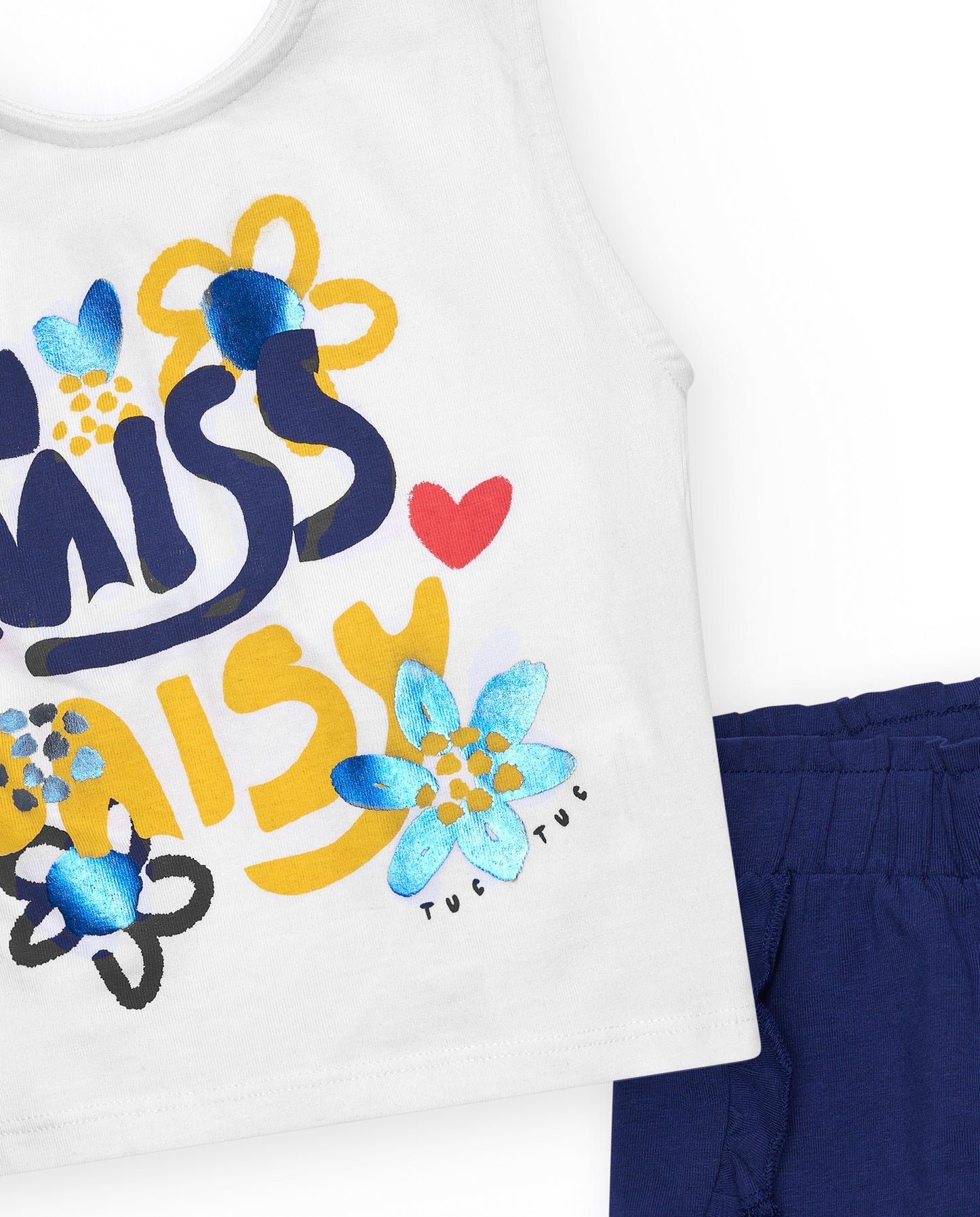 Tuc Tuc Daisy Navy Shorts Set