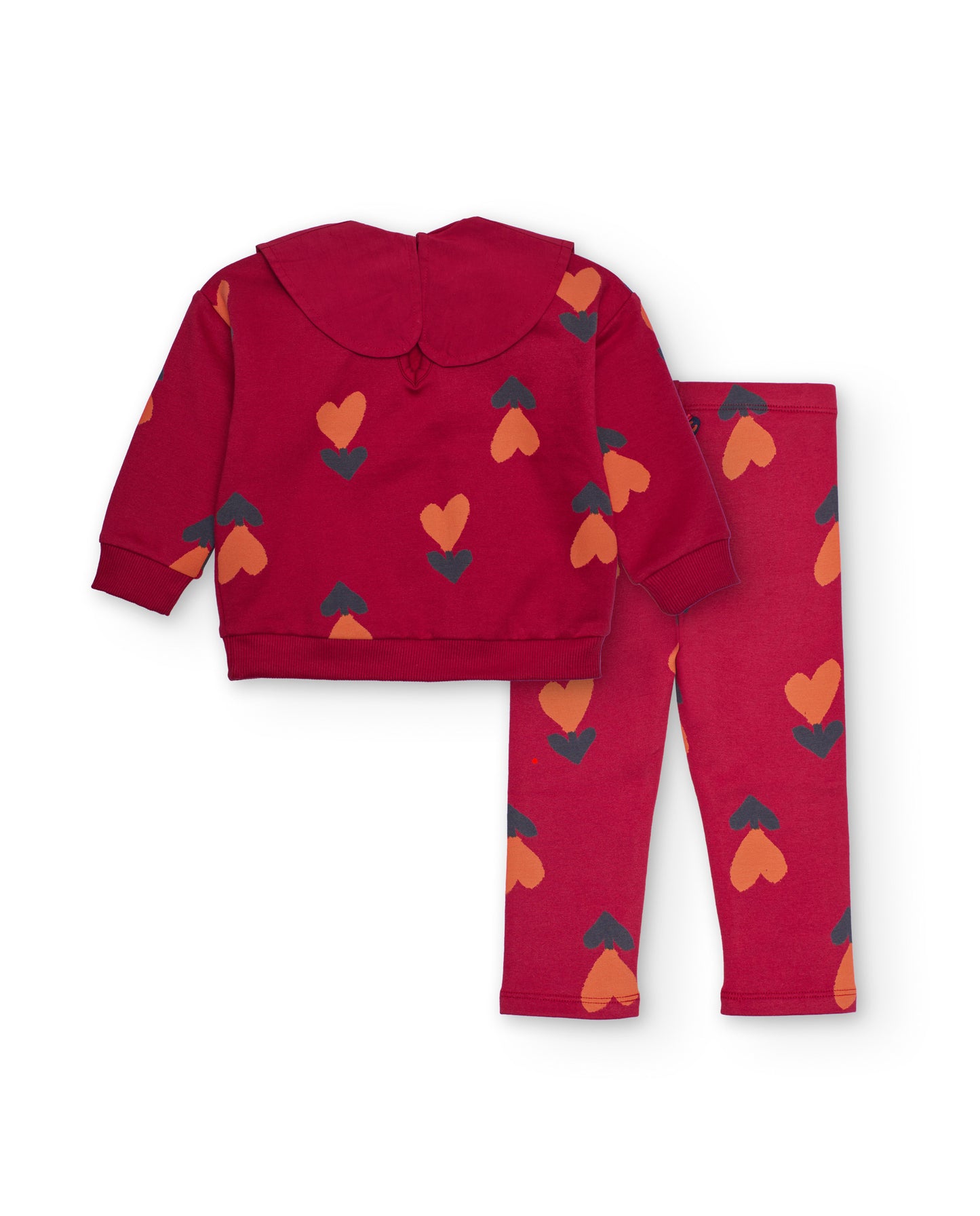 Tuc Tuc Red Collared Leggings set *Preorder