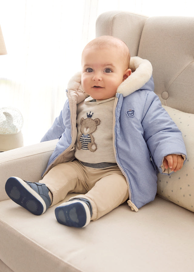 Mayoral Baby Boys Winterblue Reversible Coat