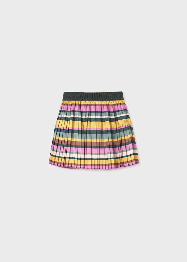 Abel amp; Lula prince-of-wales pleated miniskirt - Black