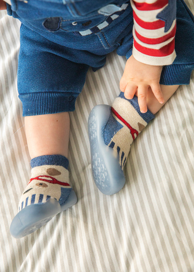 Mayoral Toddler Boys Light blue Pre-Walker Slipper Socks