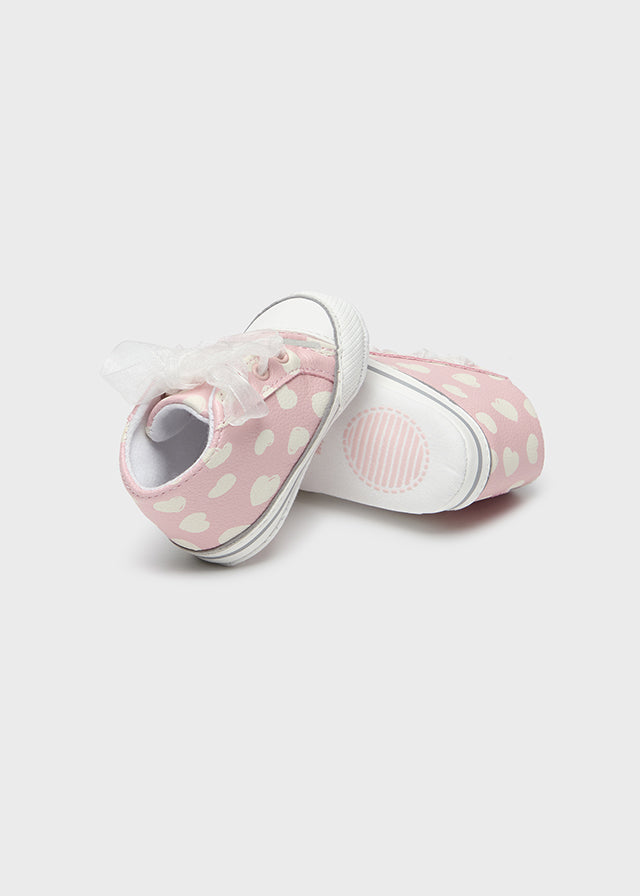 Mayoral Baby Girls Pink Pre-Walker Trainers