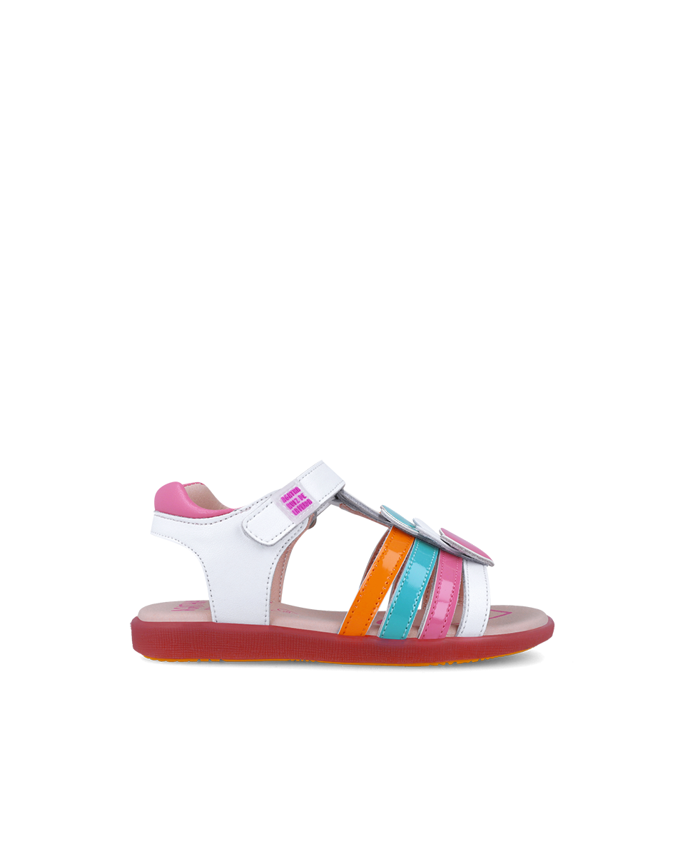 Agatha Ruiz de la Prada White Heart Sandal