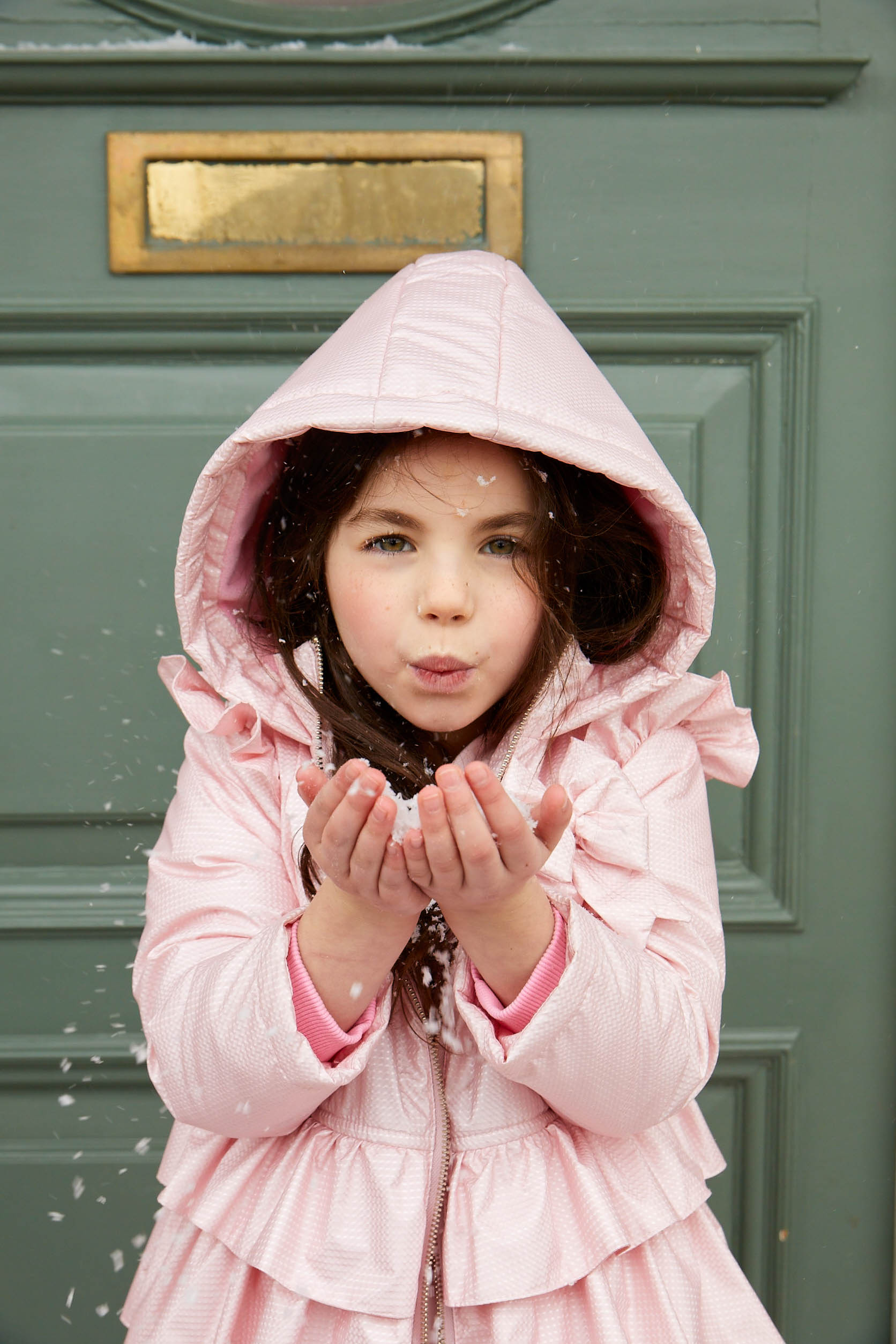 Baby girl cheap pink raincoat