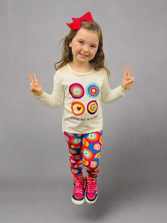 Agatha Ruiz de la Prada Bubbles Sweatshirt & Leggings Set