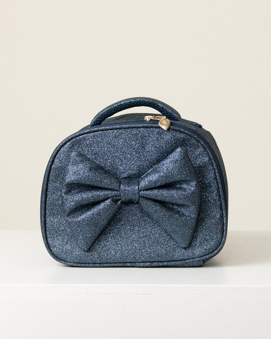 Caramelo Kids Navy School Bag Glitter Lunch Bag