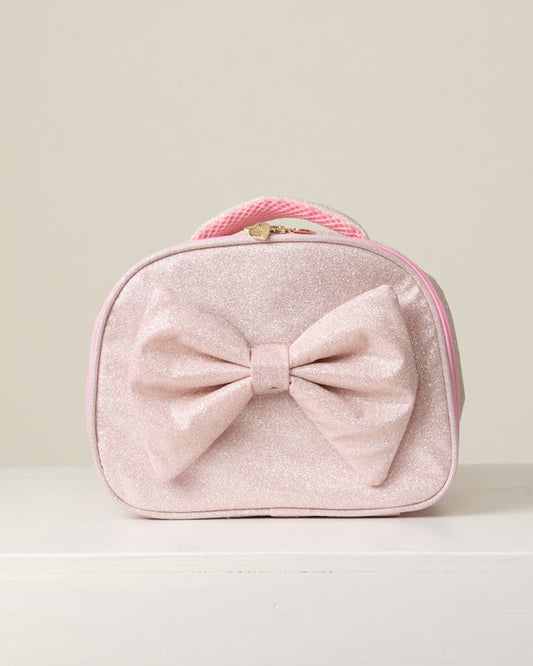 Caramelo Kids Pink School Bag Glitter Lunch Bag