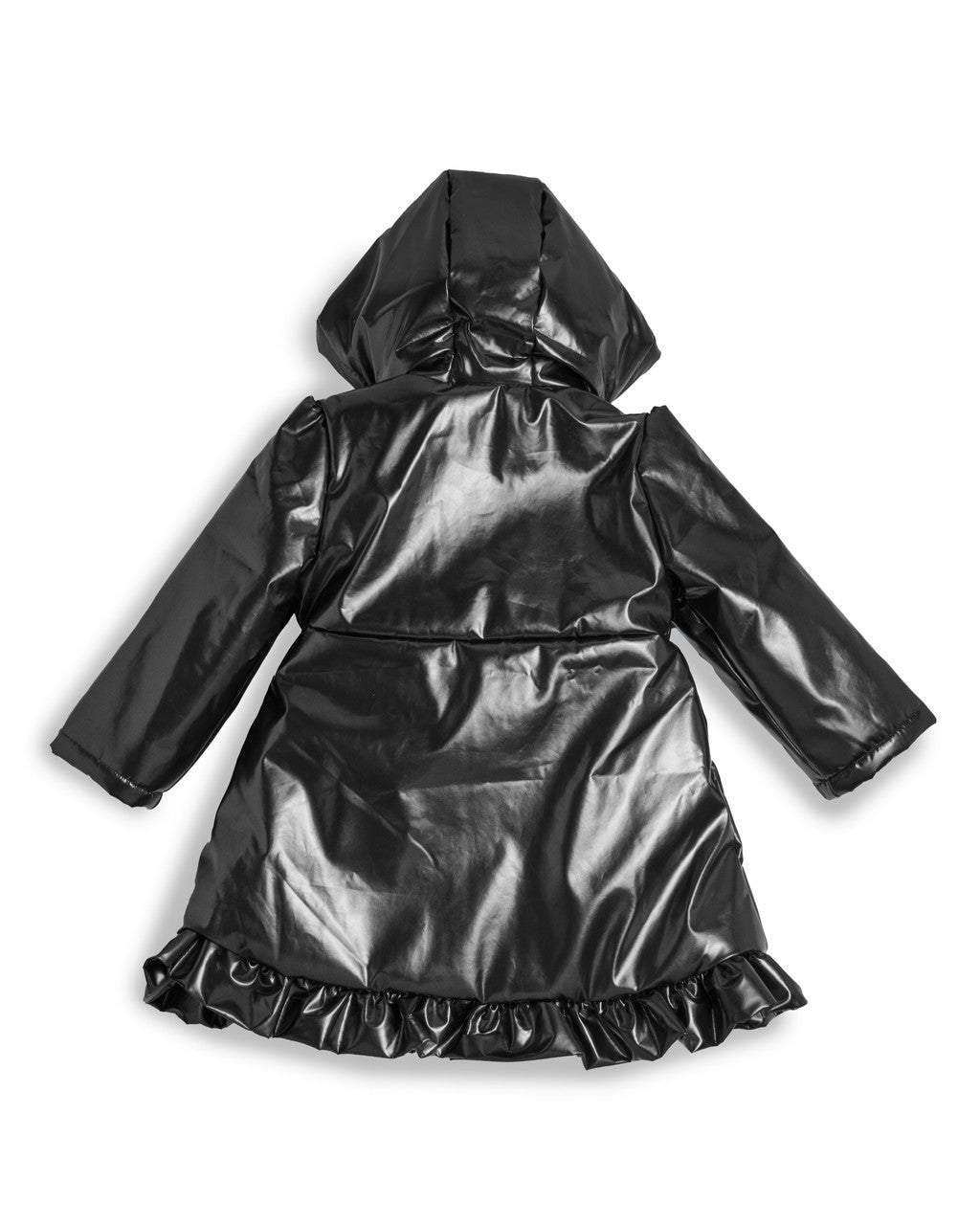 Caramelo Kids Black Bow Rain Mac *Preorder