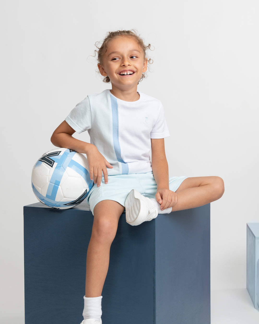 Caramelo Kids Boys Sky Block Colour Shorts Set