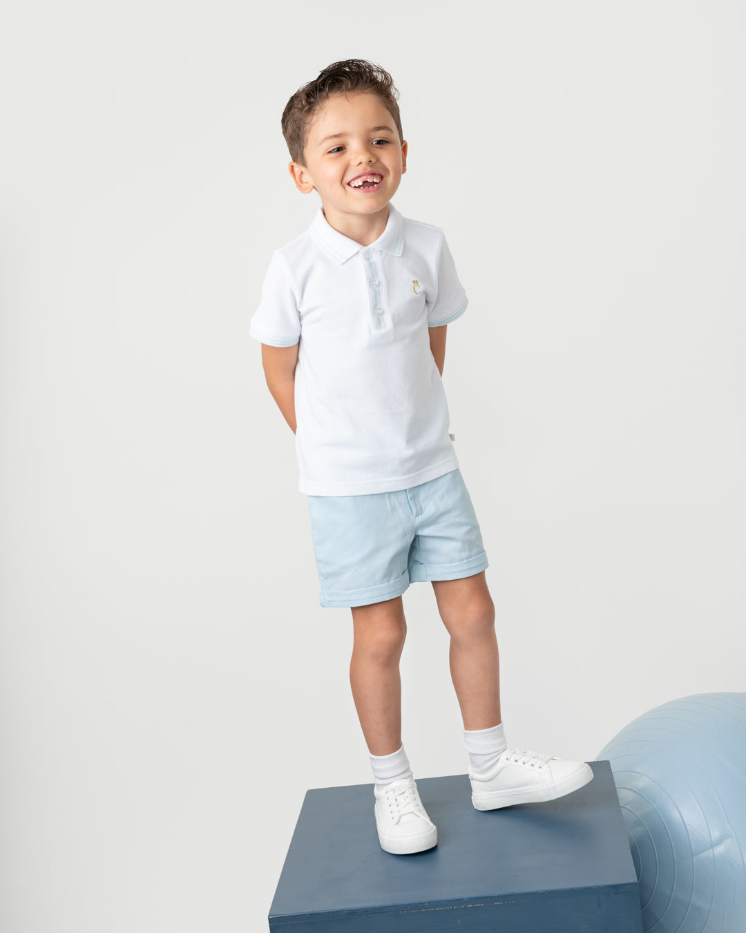 Caramelo Kids Boys Sky Chino Shorts Set