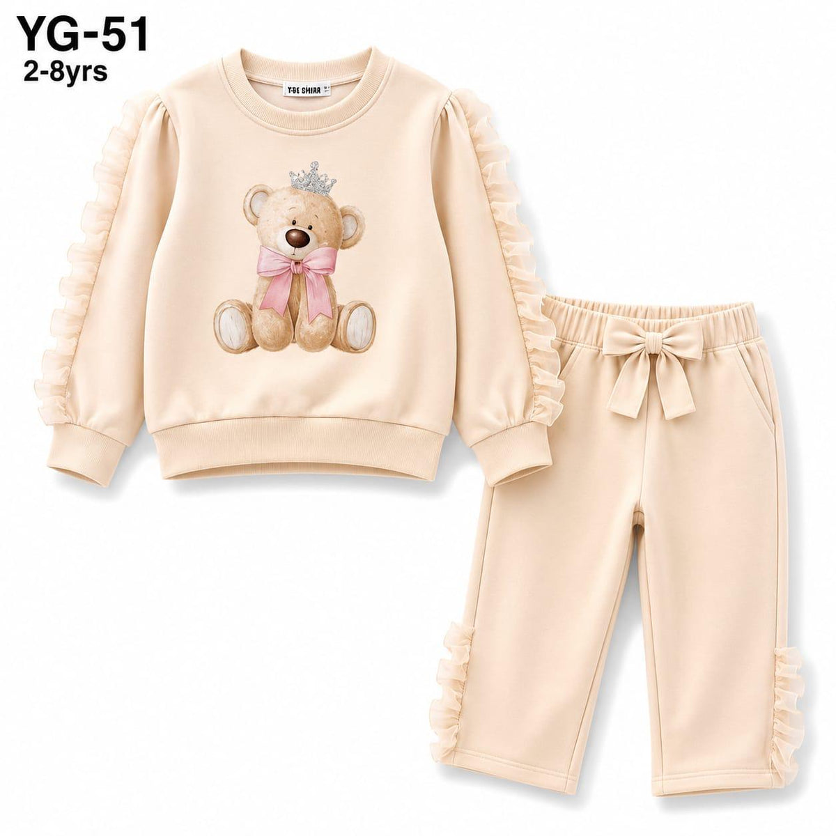 Giorgio Bambino Cream Teddy Jogging Set