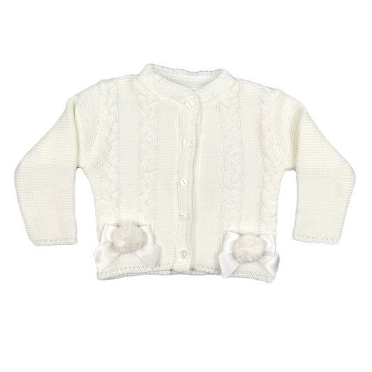 Klee Kids Cardigan White