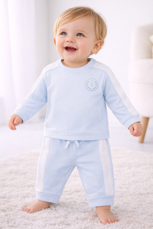 Blues Baby Boys Lyon Blue Jogging Set