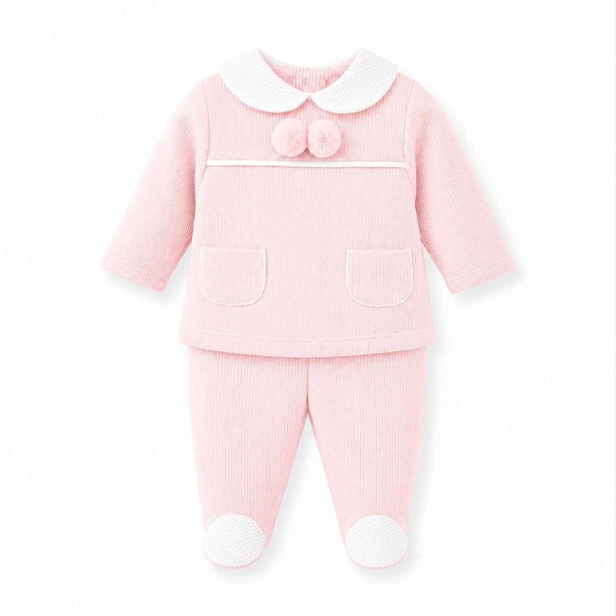 Klee Kids Two Piece Pom Set Pink