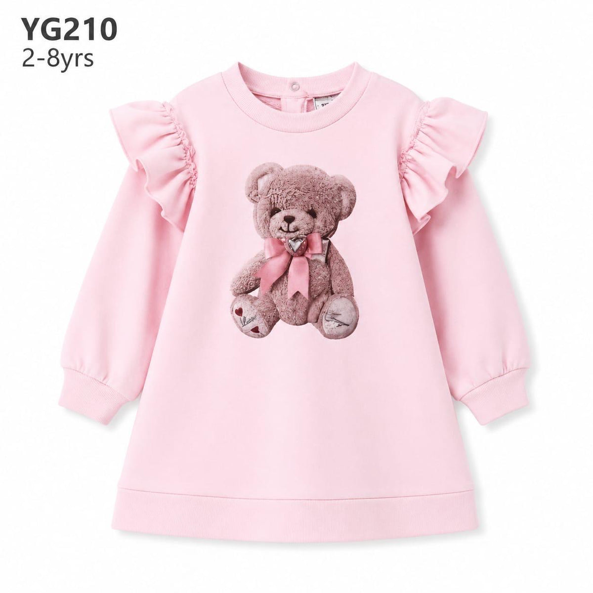 Giorgio Bambino Teddy Pink Dress
