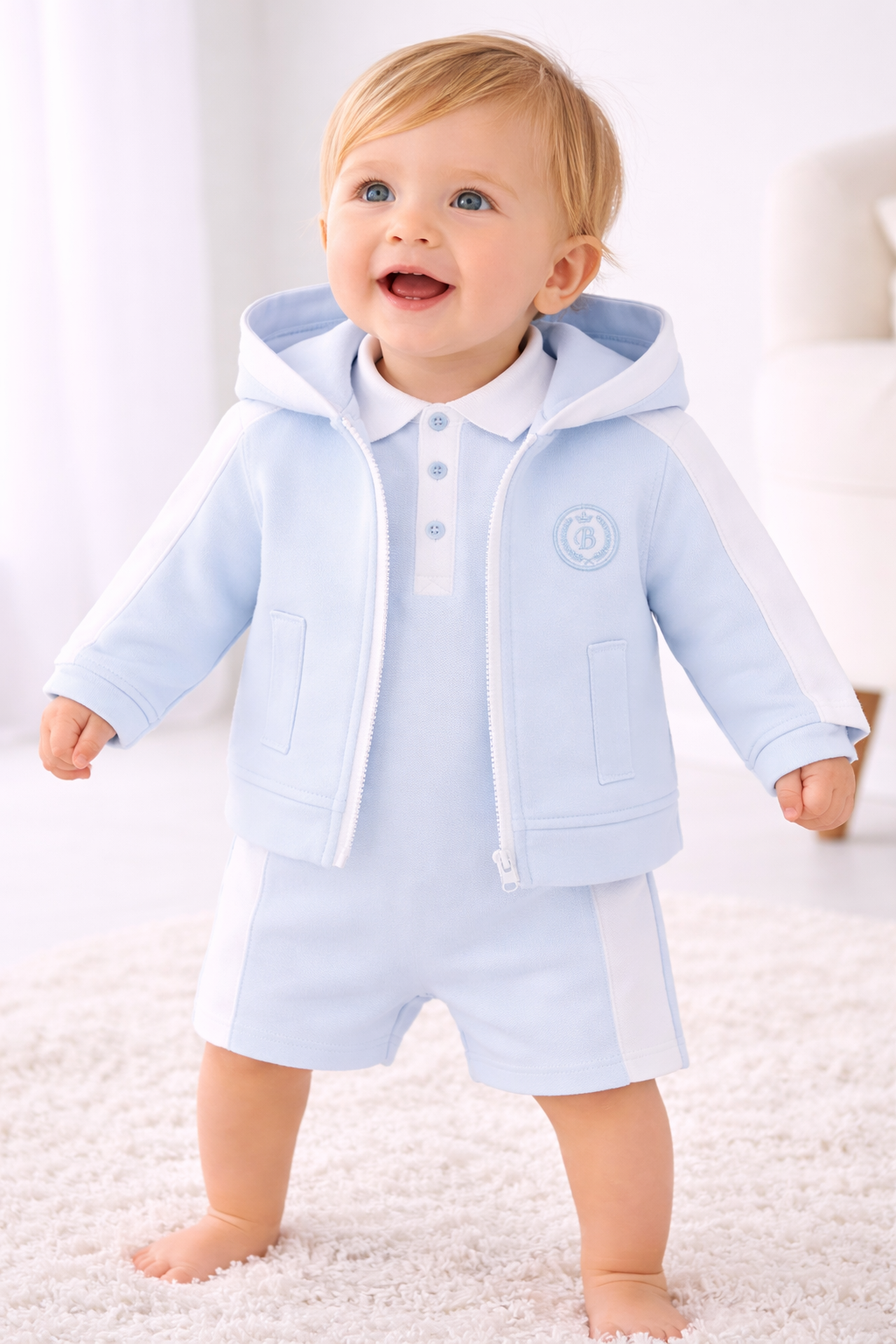 Blues Baby Boys Lyon Blue Jacket