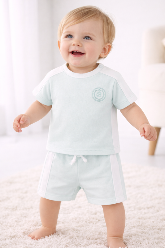 Blues Baby Boys Lyon Mint T shirt and Shorts