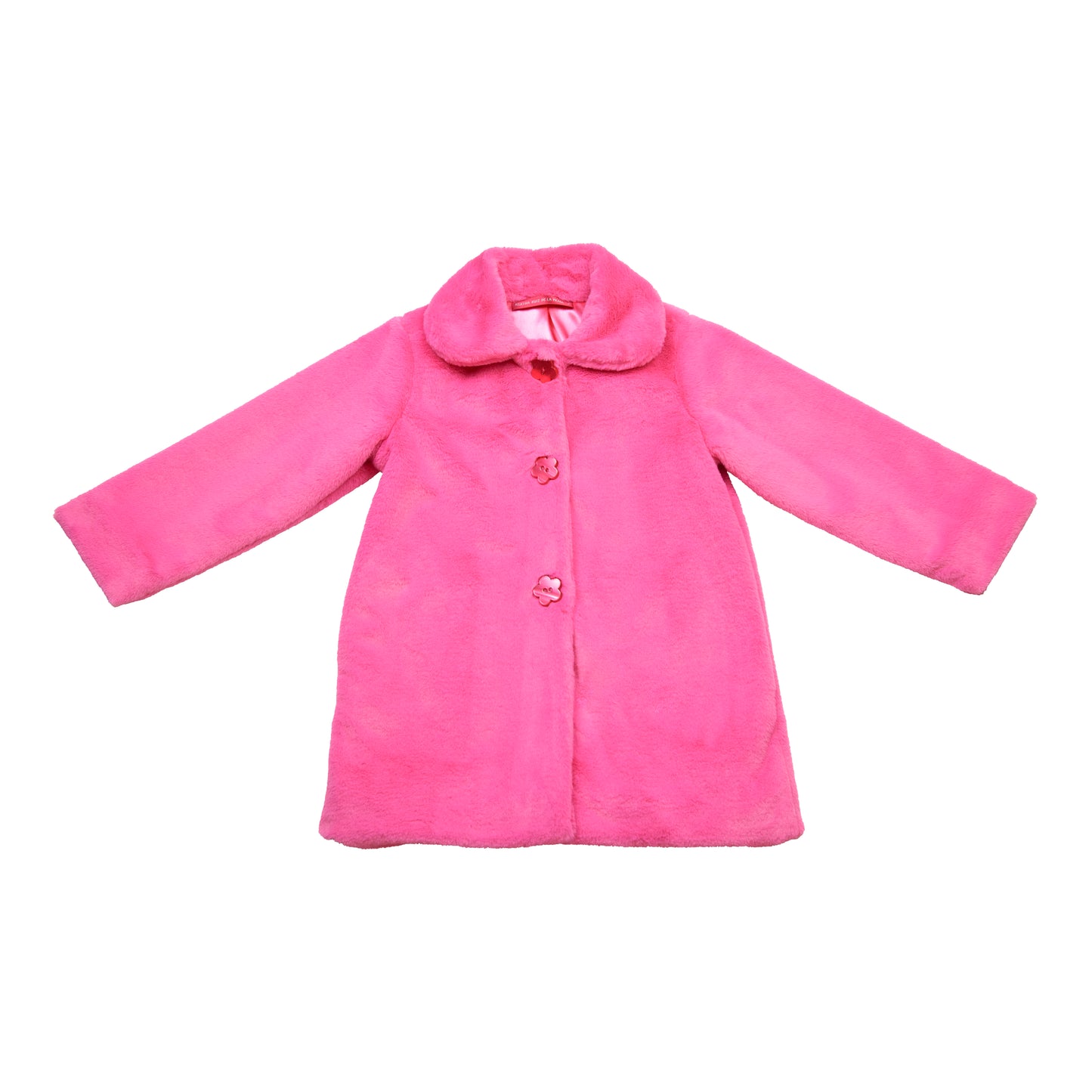 Agatha Ruiz de la Prada Fushia Faux Fur Coat