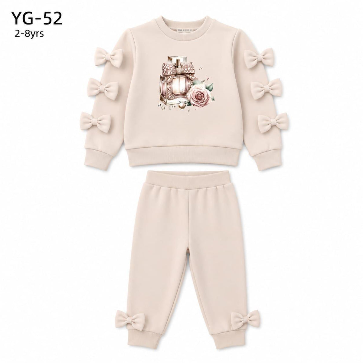 Giorgio Bambino Cream Perfume Jogging Set