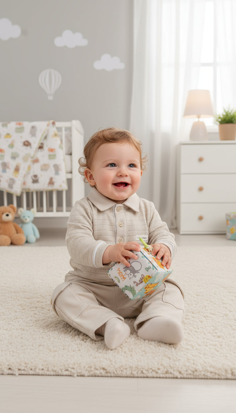 Blues Baby Boys Amsterdam Beige Polo and Trousers