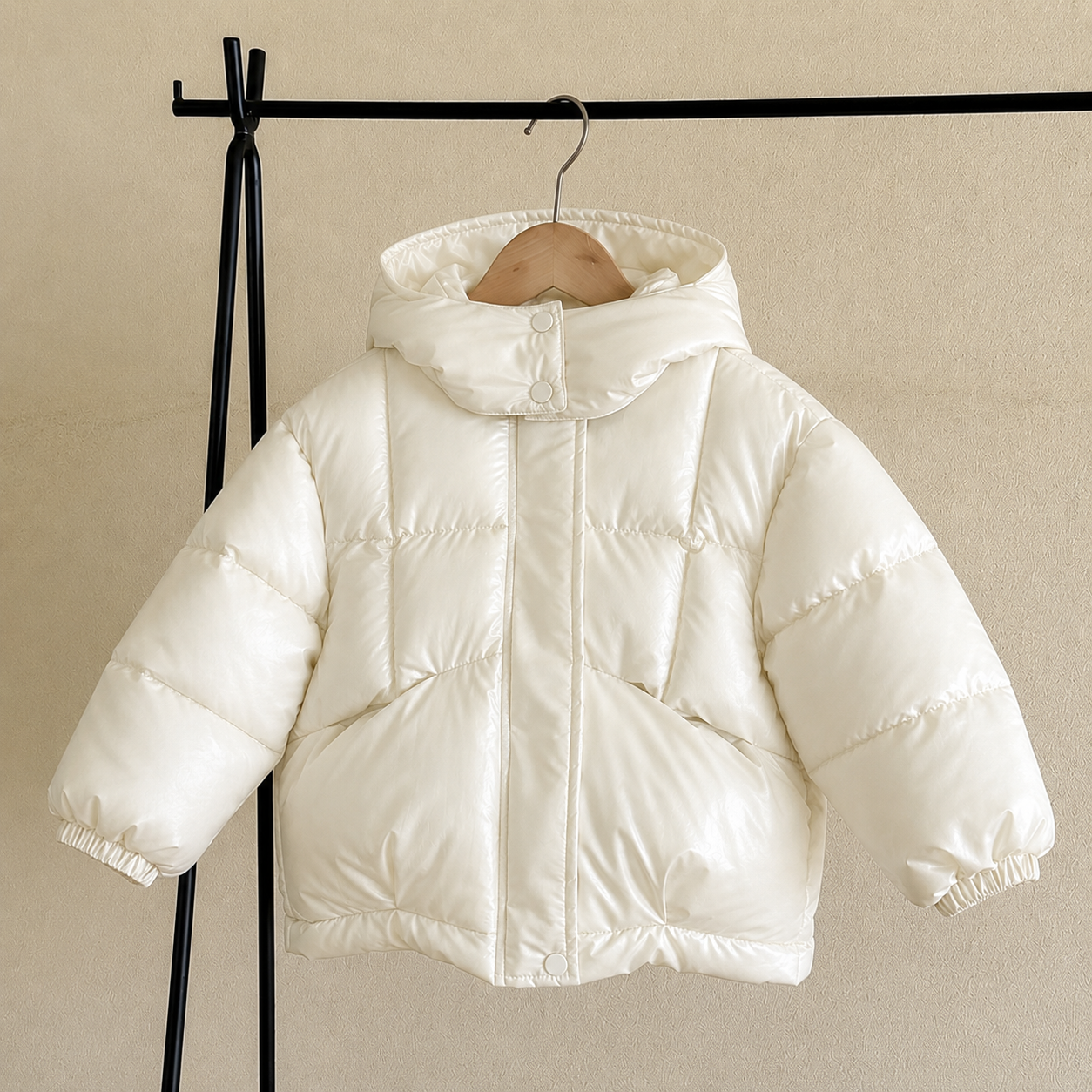 Girls Luxe Puffer Coat – Pink - Online Product
