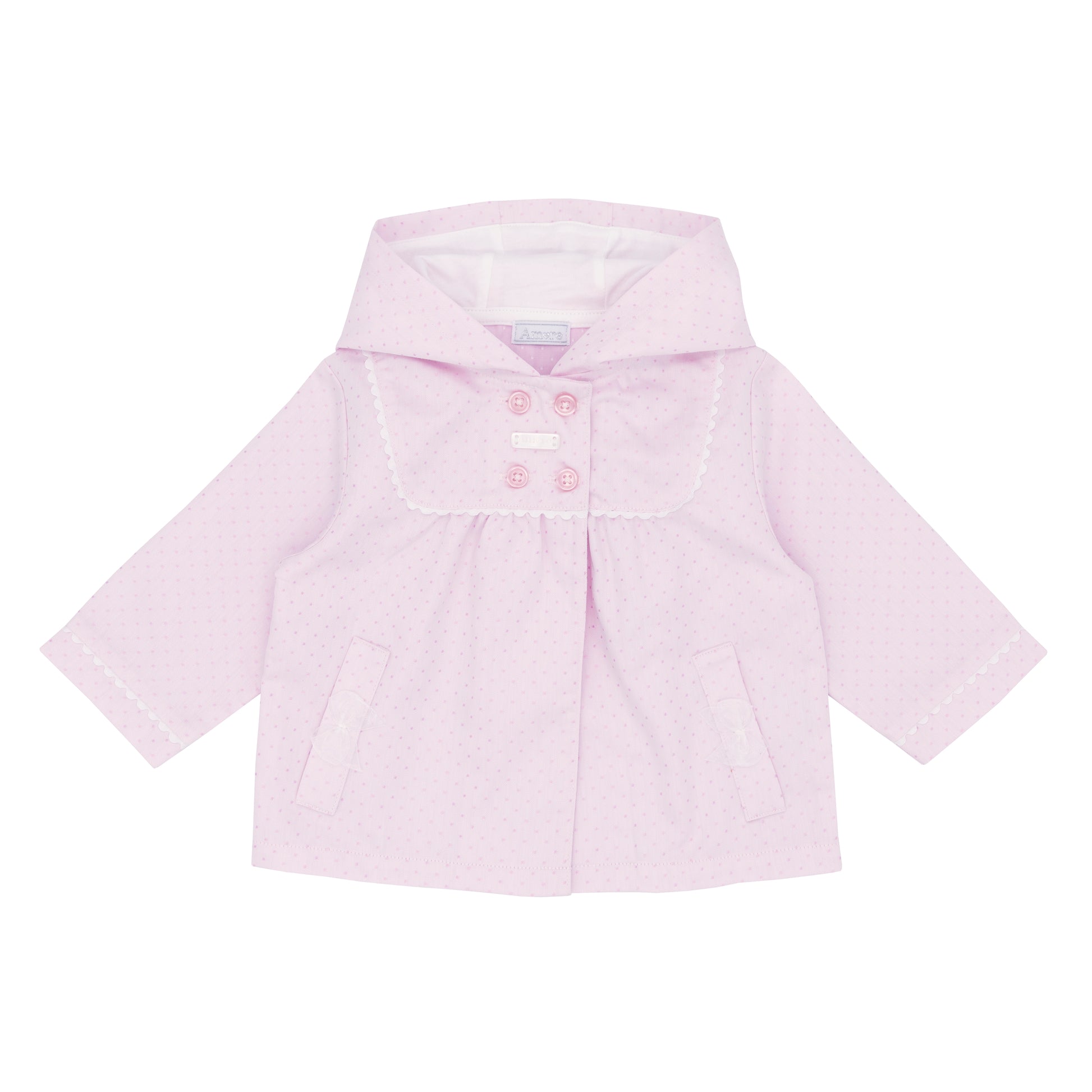 Girls Pink hooded jacket